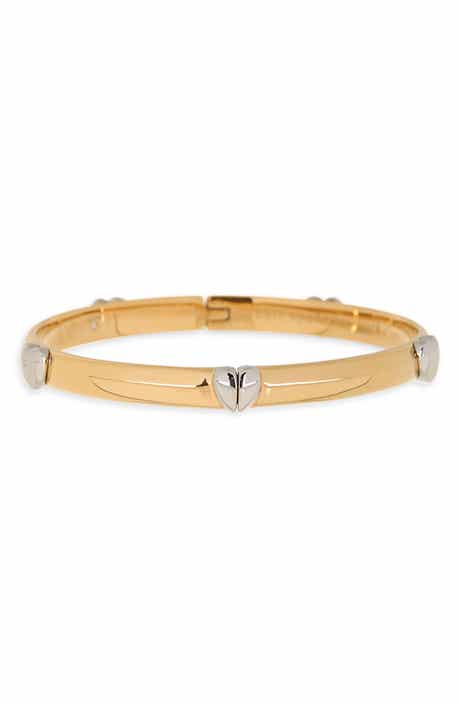 Kate Spade New York heartful hinged bangle