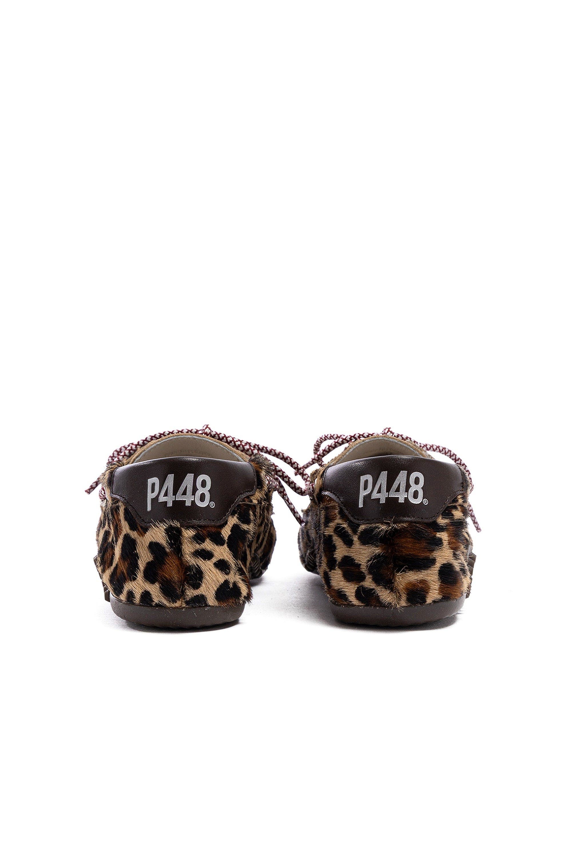 P448 Antibes Boat Shoe, Alternate, color, Leopard Wine