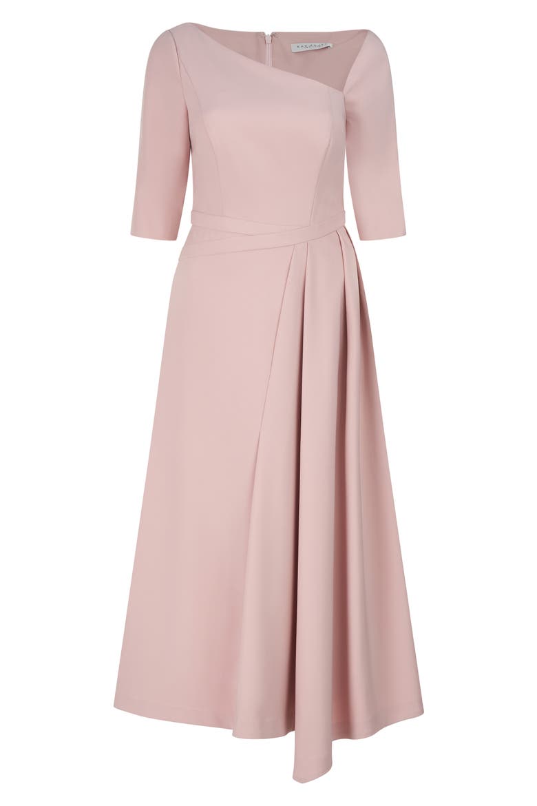 Vanessa Pleated Dress, Alternate, color, SOFT BLUSH