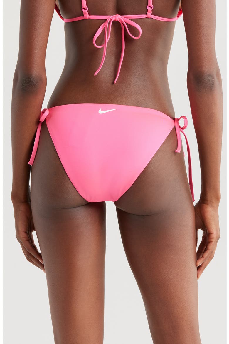 Tie Side Bikini Bottoms, Alternate, color, HYPER PINK