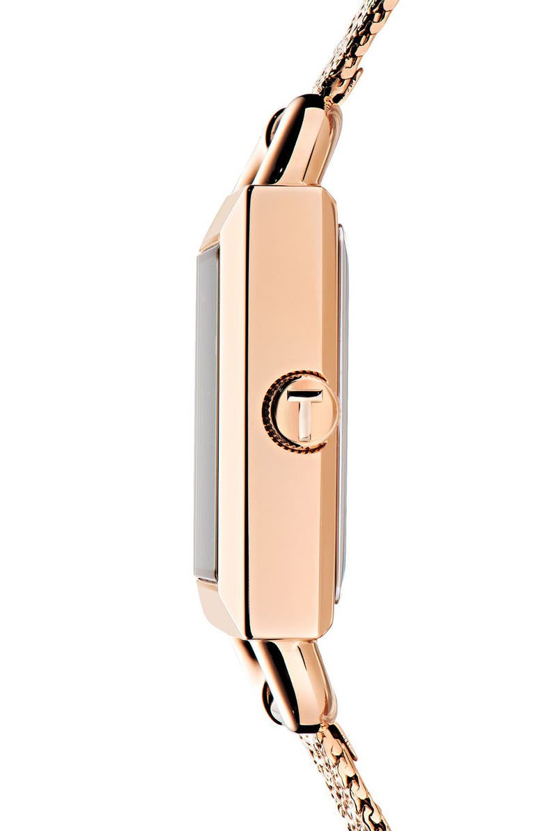 Ted Baker London Iconic Floral RSST Mesh Strap Watch, Alternate, color, 