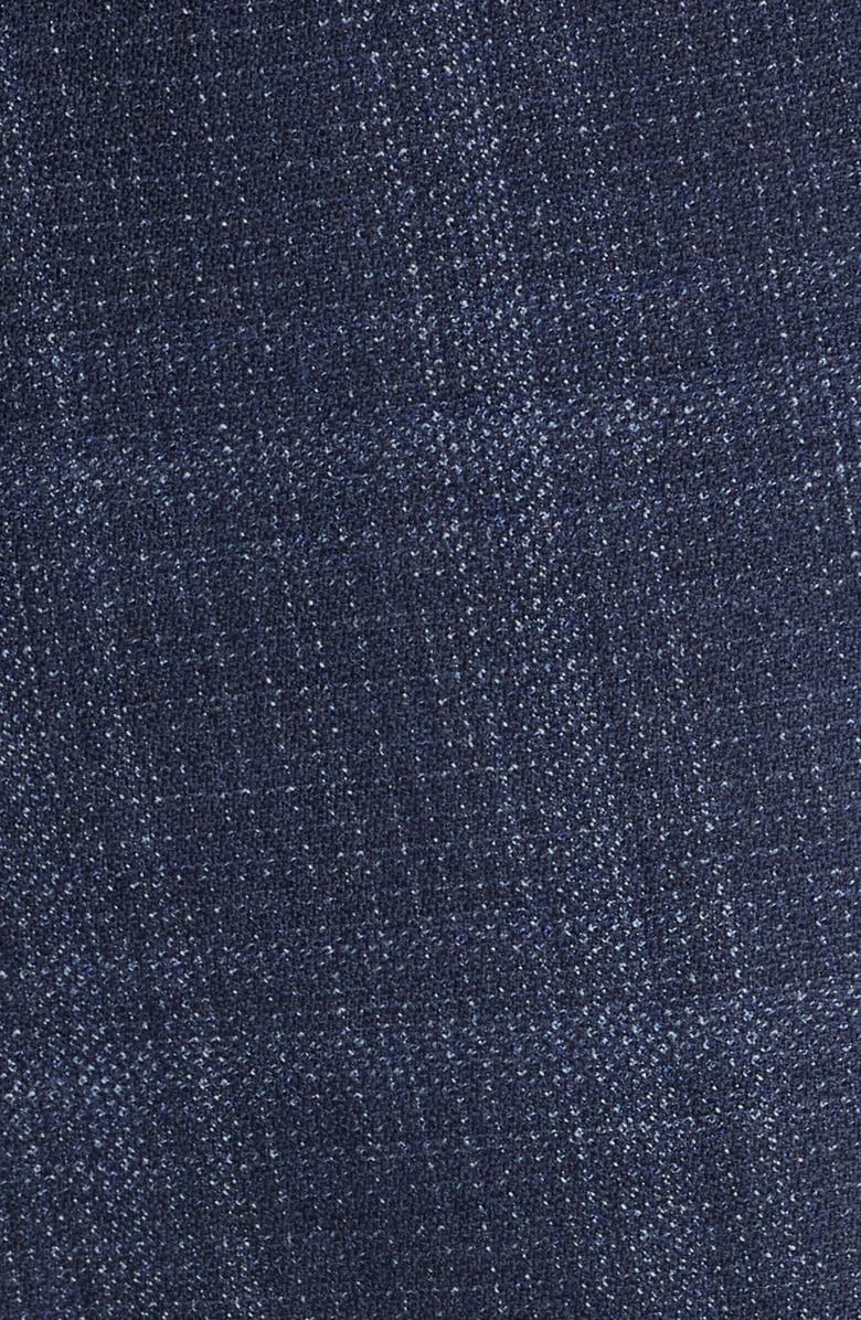 Emporio Armani G-Line Blue Check Slub Sport Coat, Alternate, color, Fancy Blue