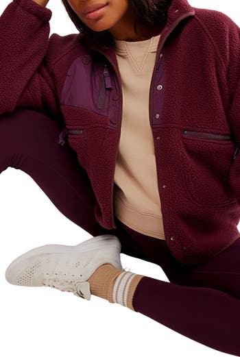 ジャケット・アウター Free people fleece red pink flag checker Free People | Jackets & Coats | Free People Ziggy Up Fleece