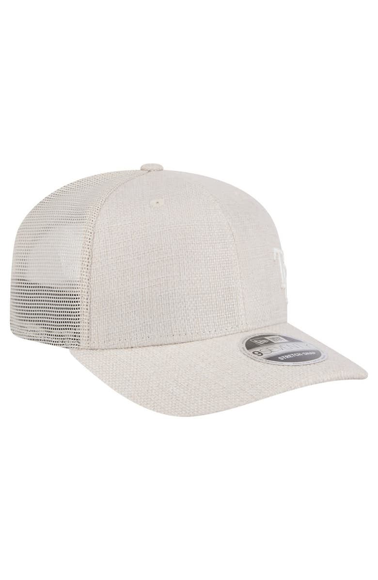 New Era Men's New Era Light Beige Tampa Bay Rays Flawless 9SEVENTY Stretch-Snap Hat, Alternate, color, 