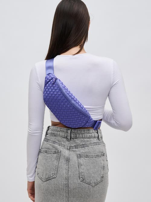 Sol And Selene Aim High Belt Bag In Periwinkle