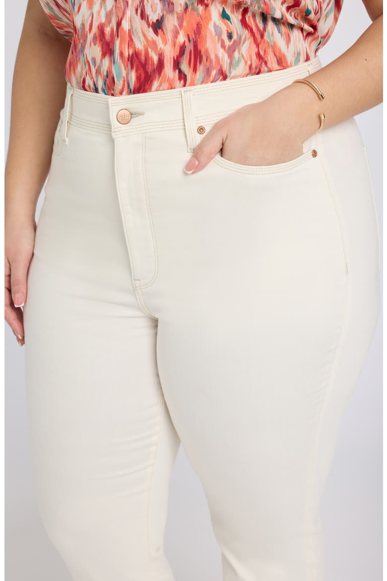 Marilyn Triple Stitch High Waist Straight Leg Jeans, Alternate, color, VINTAGE WHITE