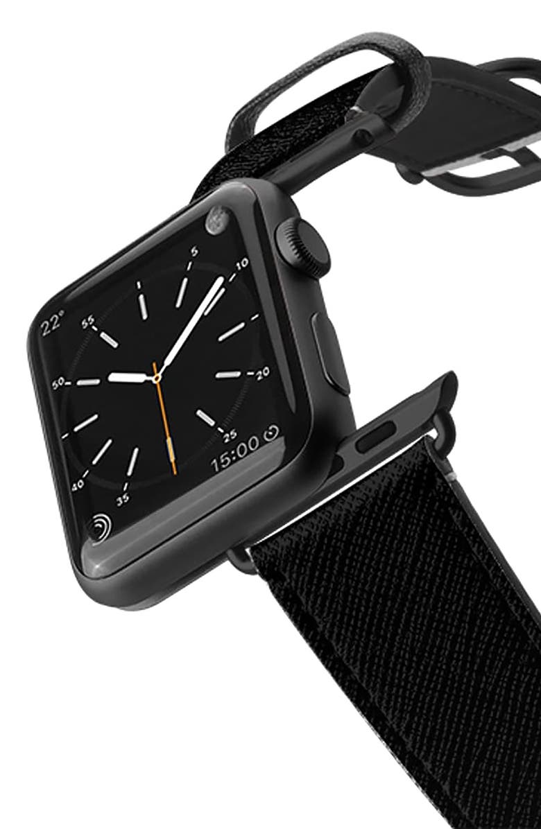 CASETiFY Sweet Pea Faux Leather Apple Watch<sup>®</sup> Watchband, Alternate, color, 