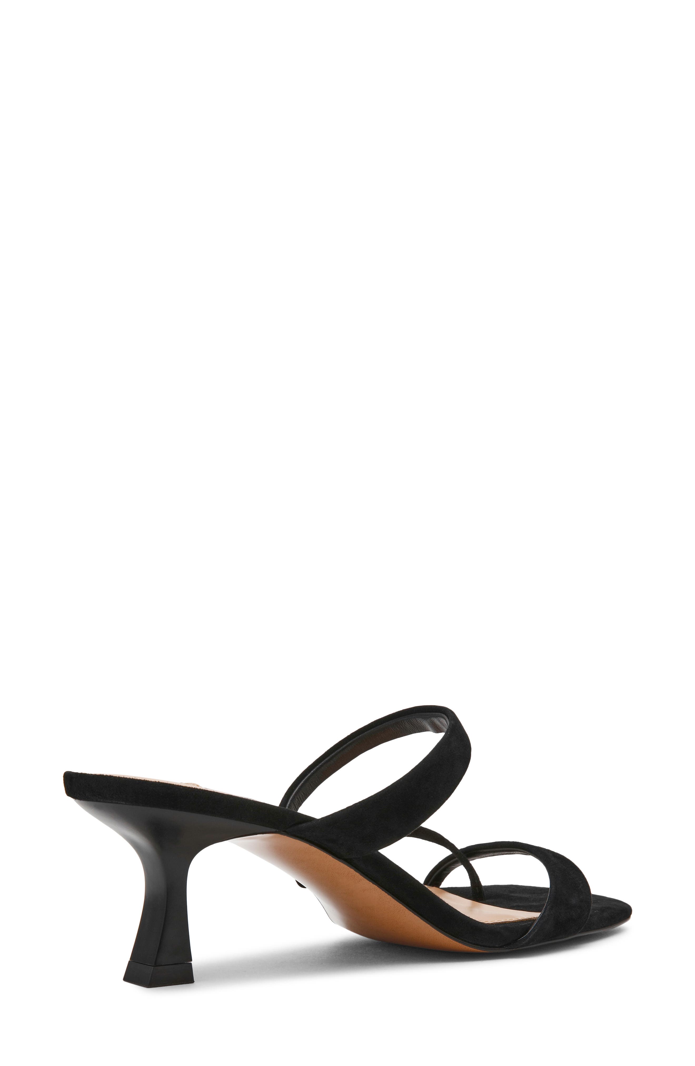 Steve Madden Ajay Strappy Sandal, Alternate, color, Black Suede