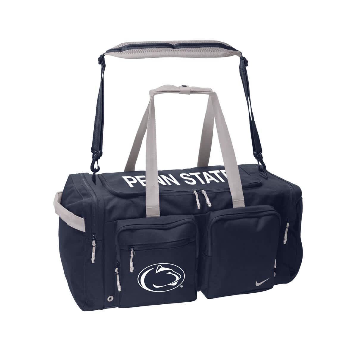 Nike Penn State Nittany Lions Utility Power Duffel Bag, Main, color, 