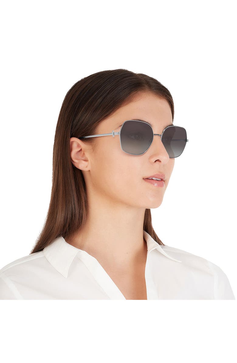 Tiffany & Co. 59mm Gradient Irregular Sunglasses, Alternate, color,