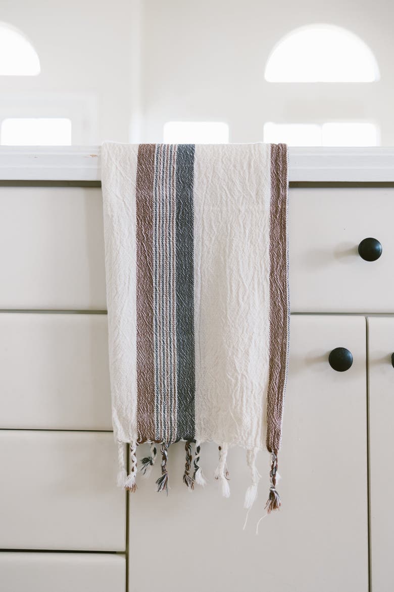 Nomad Hand Towel, Alternate, color, Brown/Cream