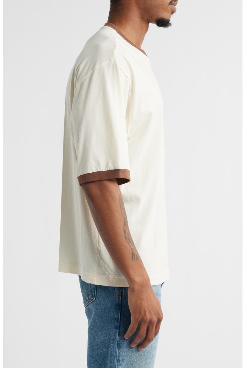 Trophy Ringers Oversize Organic Cotton Pocket T-Shirt, Alternate, color, FIELD WHITE