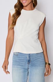 VICI Collection Cory Twist Front Rib Top