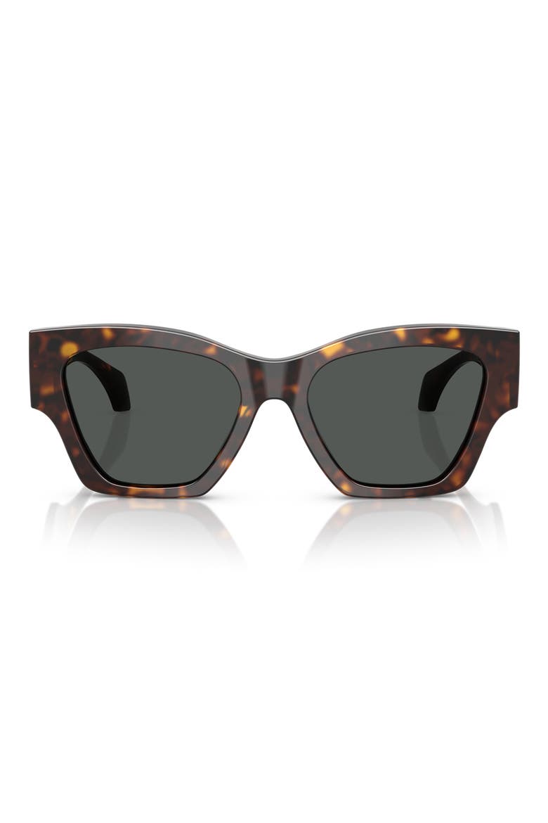 53mm Square Sunglasses, Main, color, DARK HAVANA/ DARK GREY