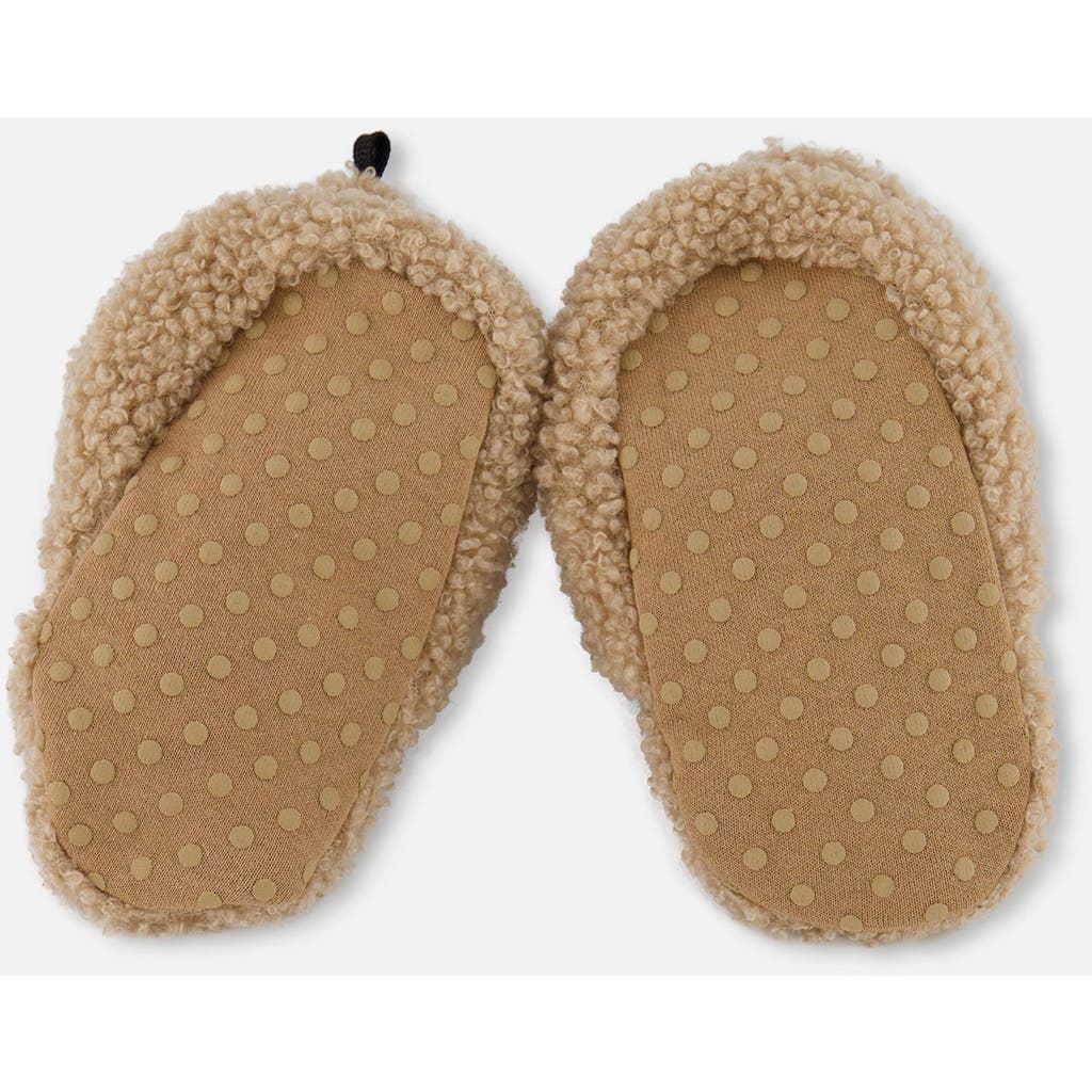 Deux Par Deux Gender Inclusive Slippers In Brown