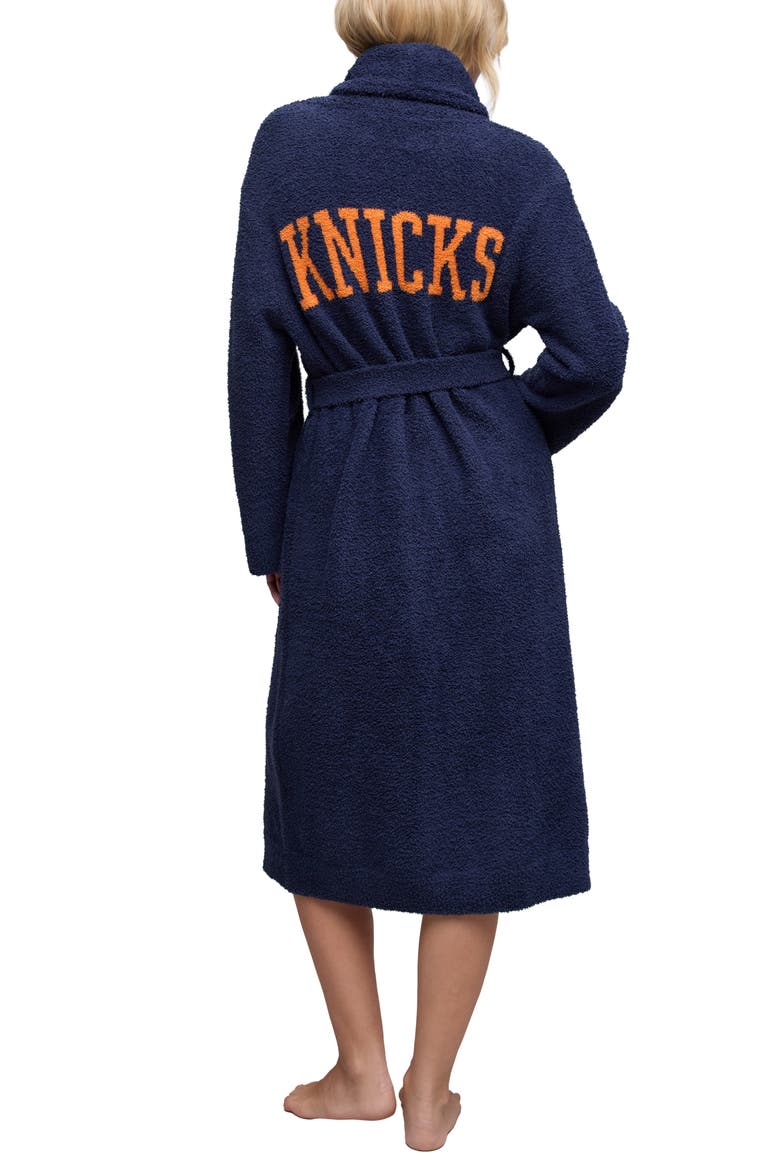 New York Knicks Unisex Robe, Alternate, color, NAVY BLUE MULTI