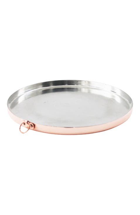 Vintage Inspired Copper Round Baking Tray