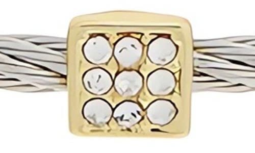 Juvell Pavé Cubic Zirconia Station Cable Bangle Bracelet In Multi