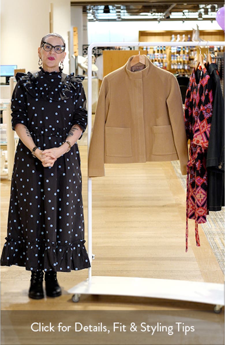 High Collar Wool Jacket, sales video thumbnail