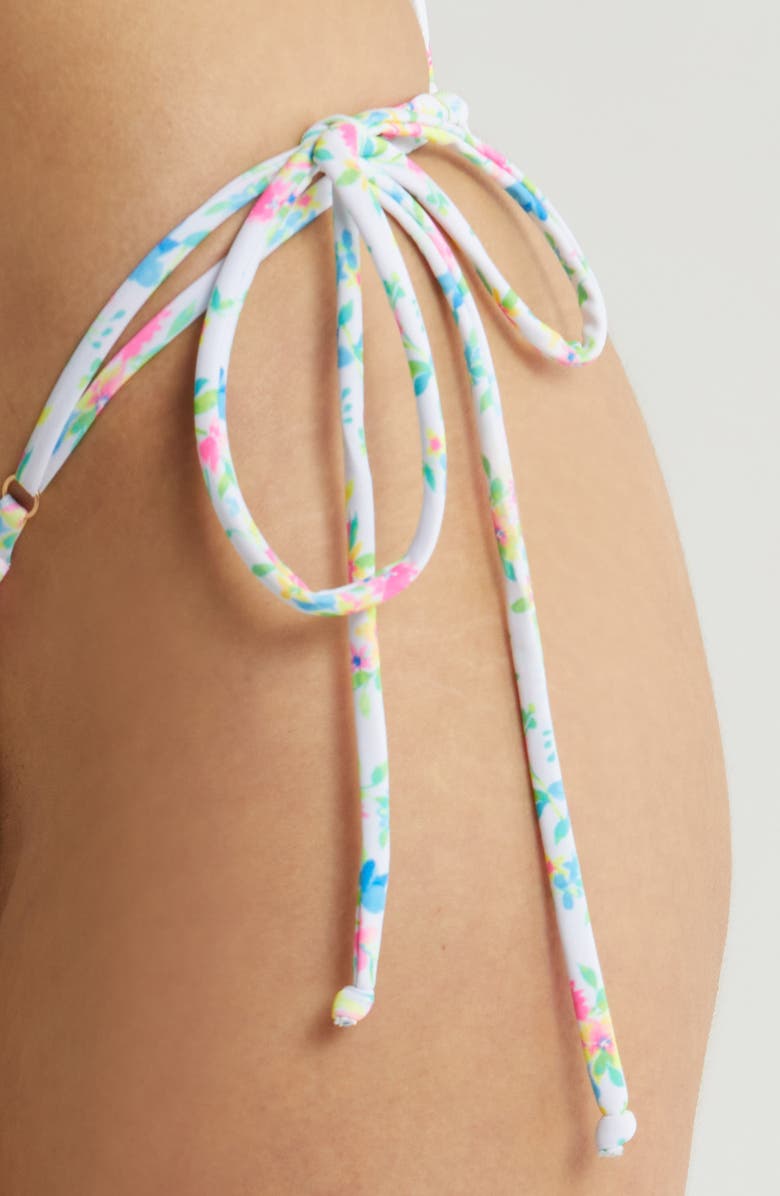 Kulani Kinis Side Tie Thong Bikini Bottoms, Alternate, color,