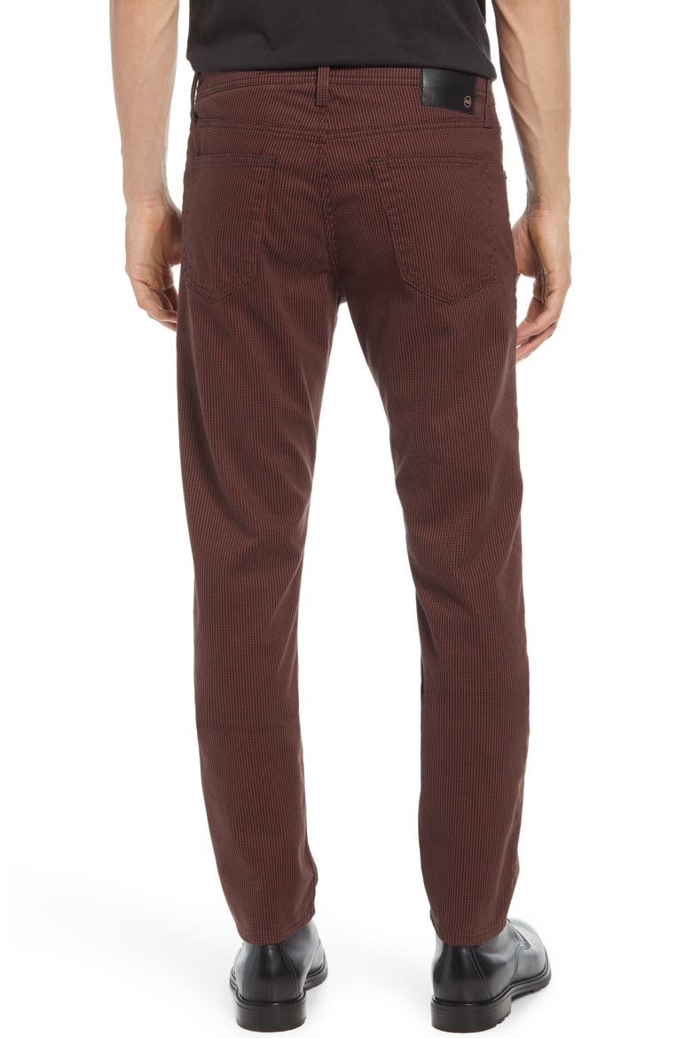 Tellis Slim Fit Stretch Pants, Alternate, color, BRIDGEWATER MUTED BRICK