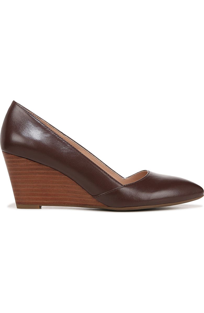 Franco Sarto Frankie Leather Wedge Pump, Alternate, color, Cafe