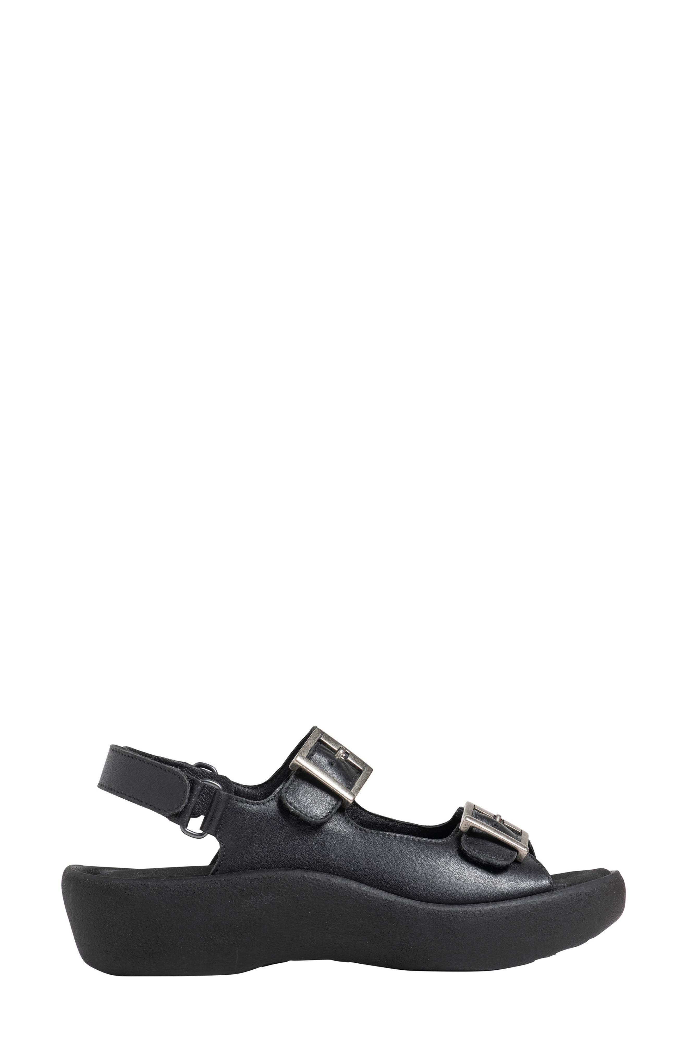 Wolky Fortune Platform Slingback Sandal, Alternate, color, Black