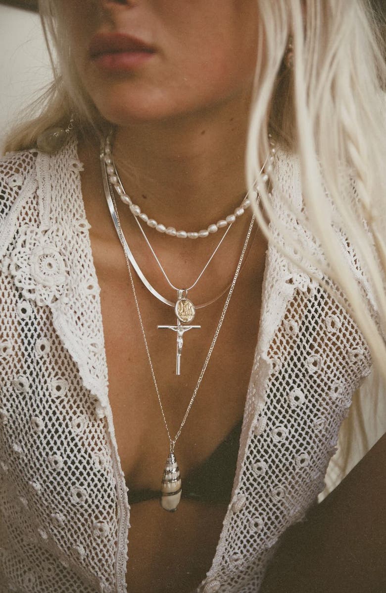 Child of Wild Sydneys Eye Shell Necklace, Alternate, color,