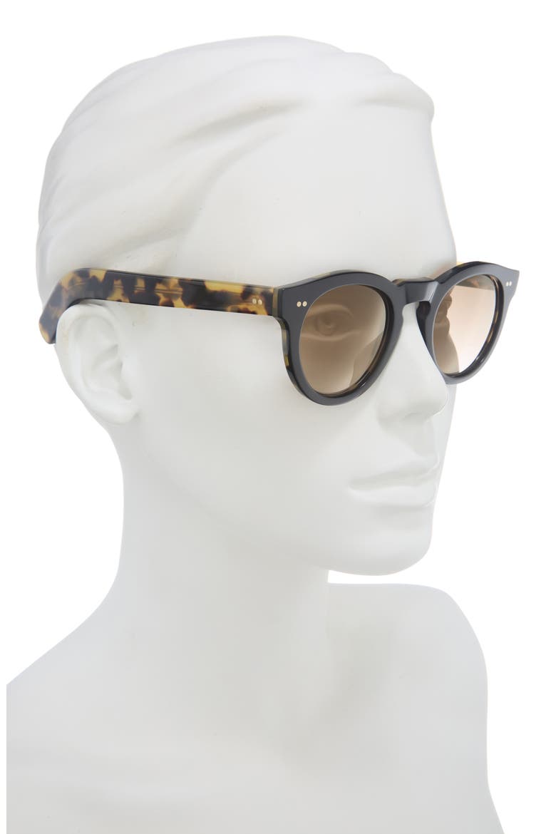 0734V2 Round Sunglasses, Main, color, BLACK ON CAMO