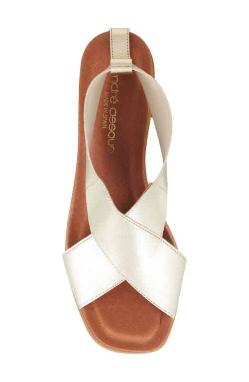 Andre Assous André Assous Naira Featherweights™ Sandal In Platino