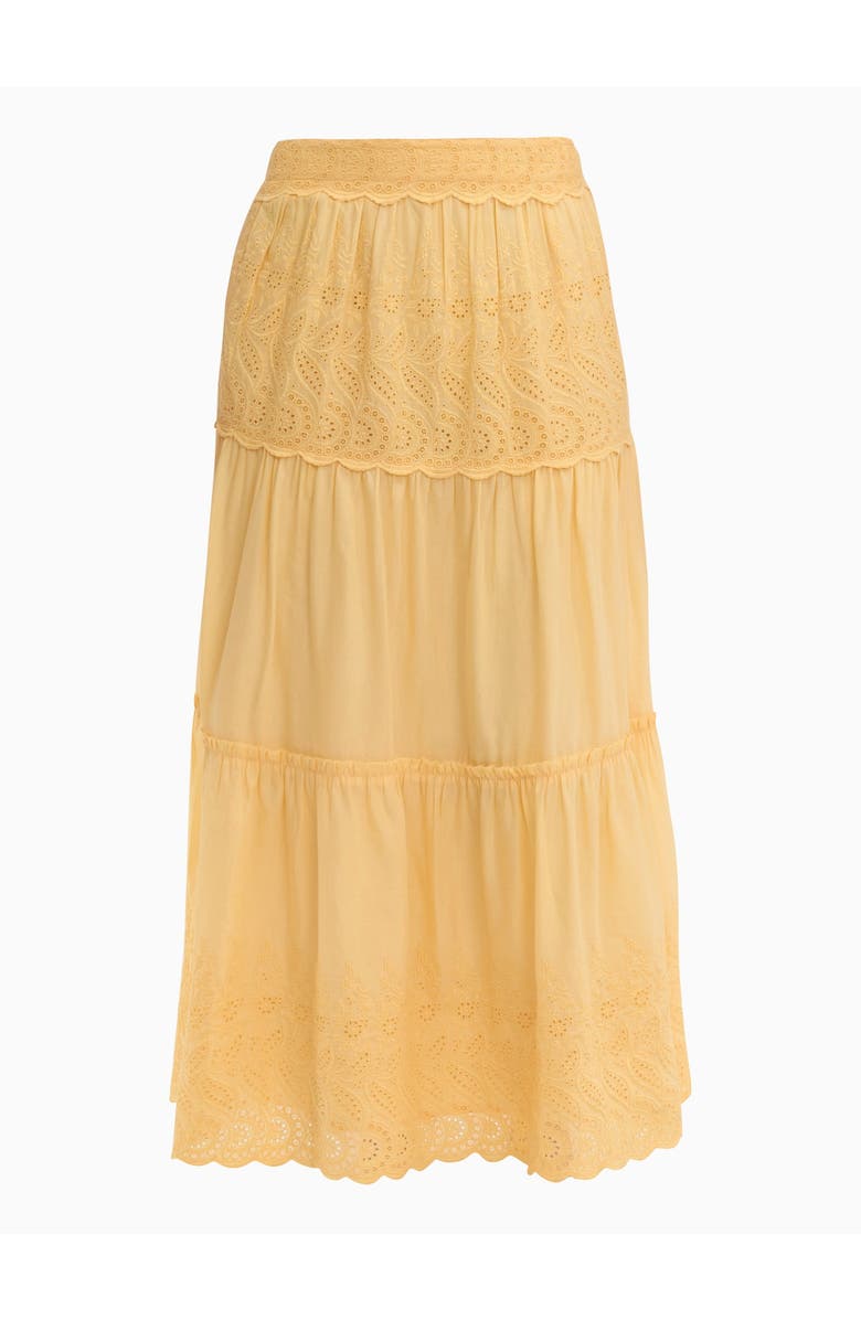 Rebecca Taylor Sabine Skirt, Alternate, color, Daisy Yellow