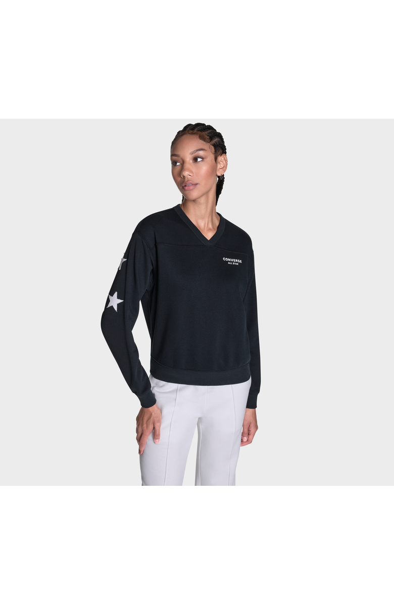 Converse Chuck Star Crew, Main, color, Converse Black