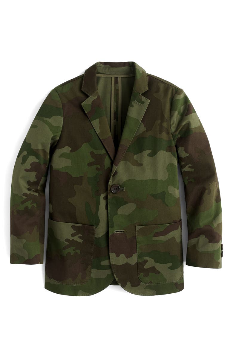 crewcuts by J.Crew Ludlow Camo Unstructured Suit Jacket, Main, color,
