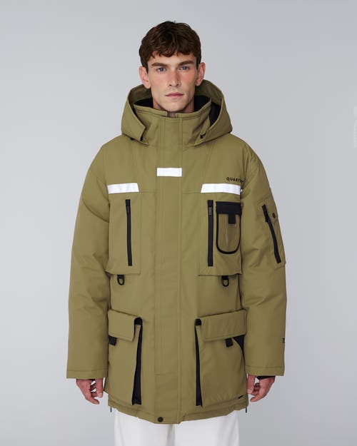 Quartz Co. Vostok 3.0 | Hooded Down Expedition Jacket In Khaki