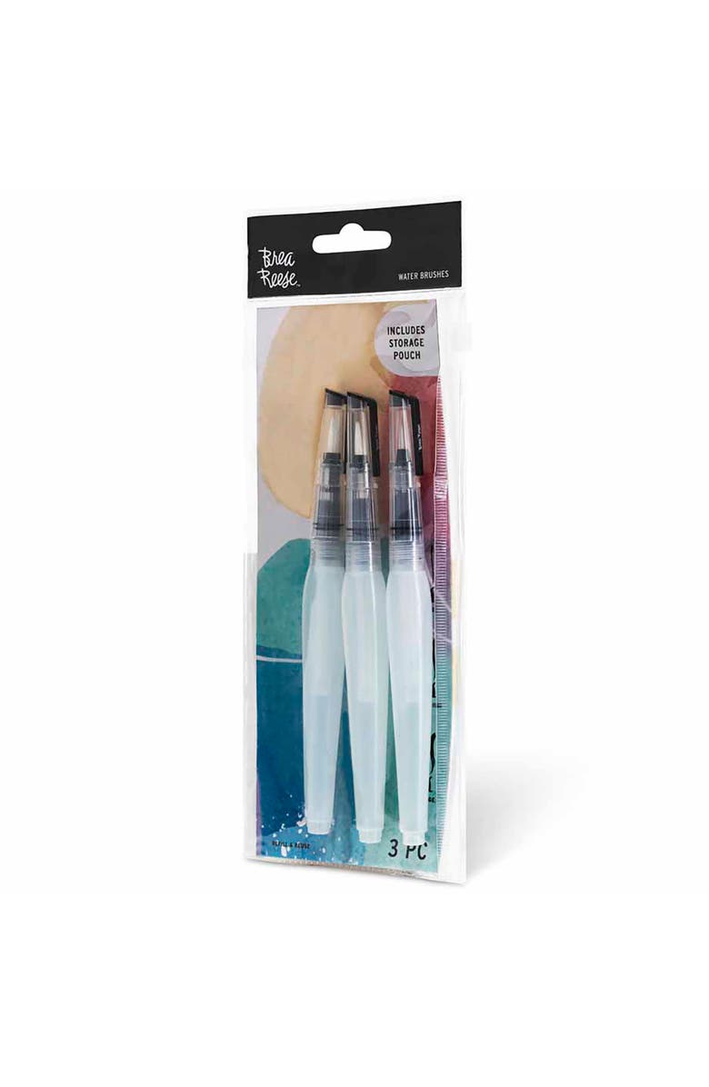 Brea Reese Brush Set Water 3Pc Builtin Water Reservoir, Alternate, color, Clear