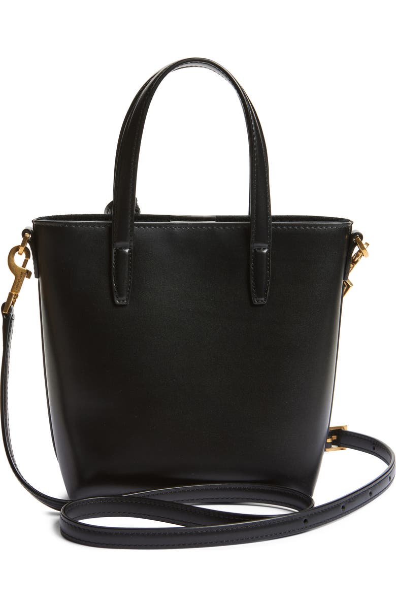Saint Laurent Mini Toy Leather Shopping Tote, Alternate, color,