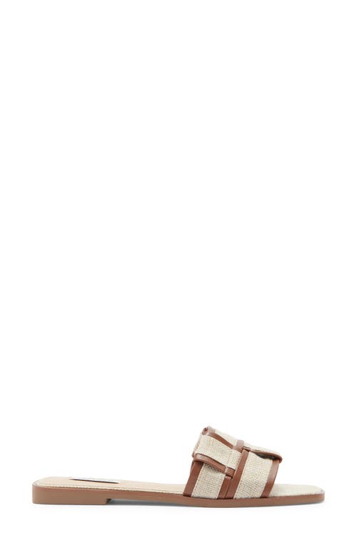 Steven New York Haya Slide Sandal In Brown