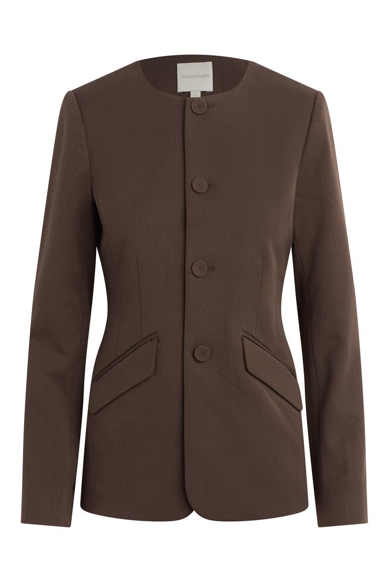 The Victoria Jacket, Alternate, color, COFFEE
