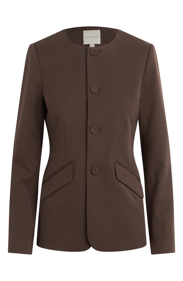 Favorite Daughter The Victoria Jacket, Alternate, color, Coffee