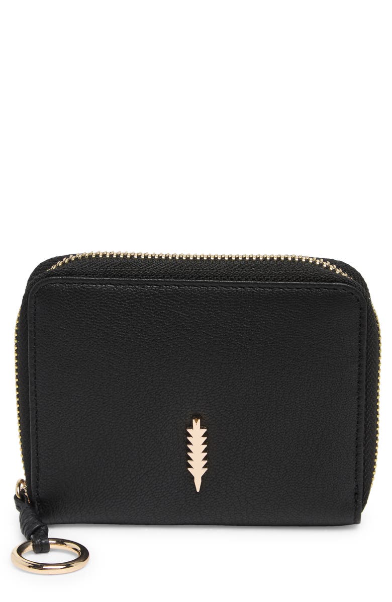Thacker Julia Leather Small Zip Around Wallet, Main, color,