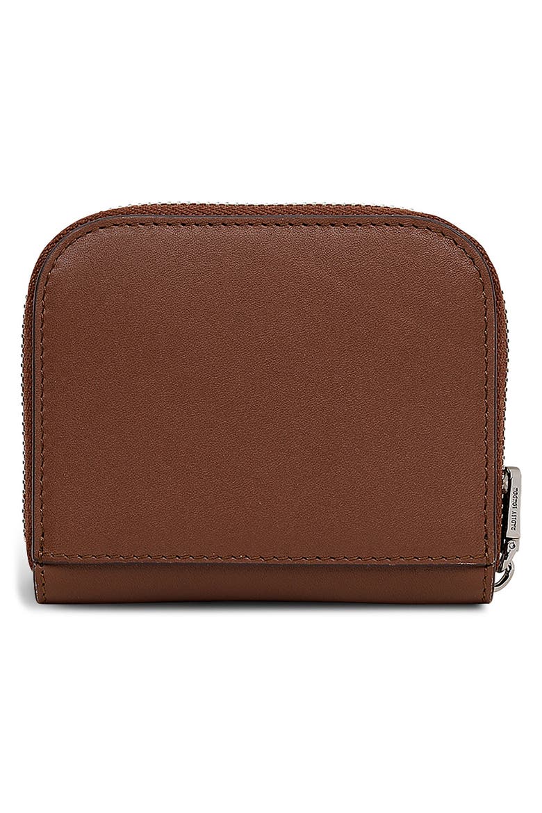Small Percy Grove Leather Zip Wallet, Alternate, color, CHERRYWOOD