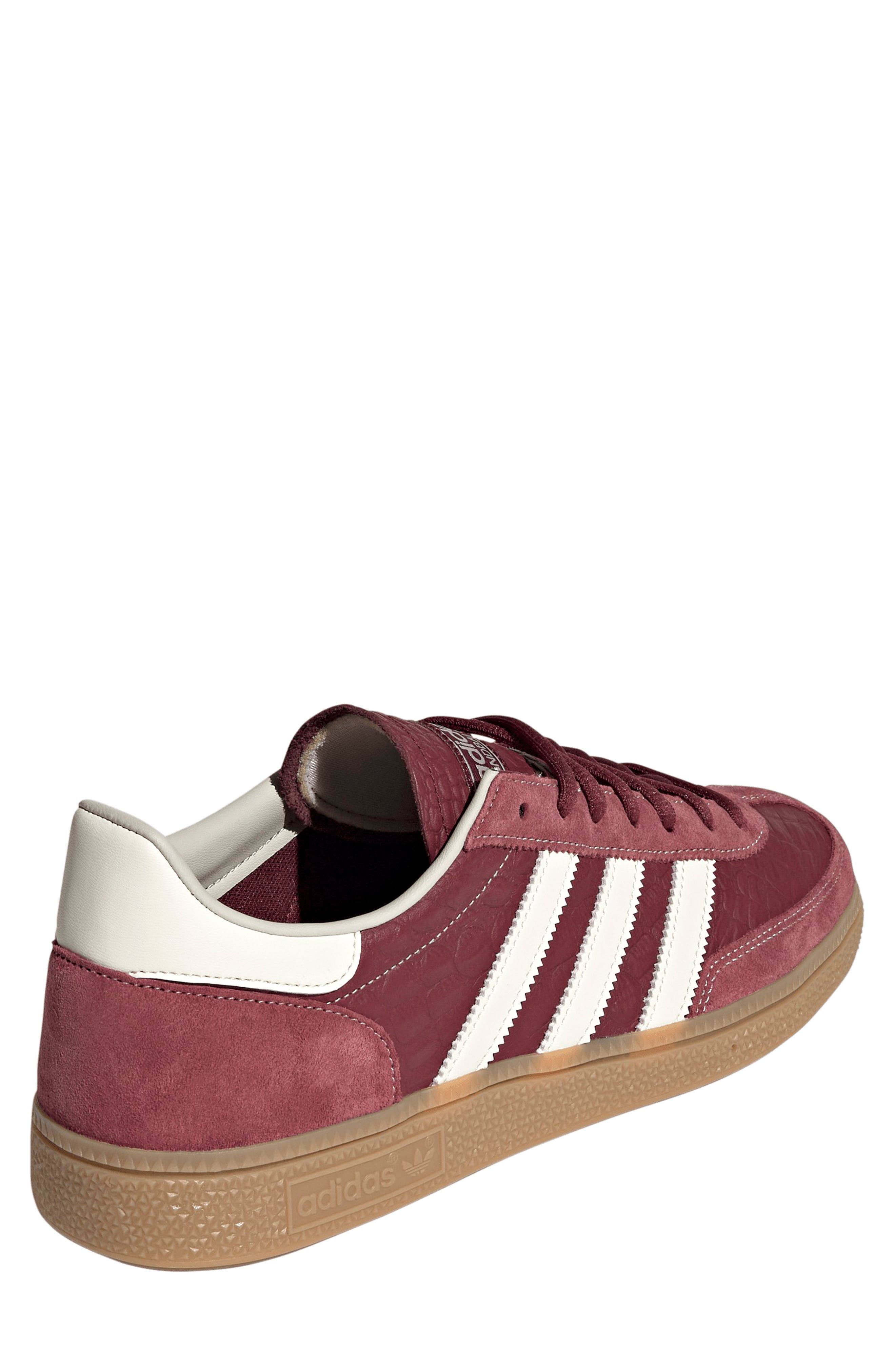 Gender Inclusive Handball Spezial Sneaker, Alternate, color, SHADOW RED/ CREAM WHITE/ GUM