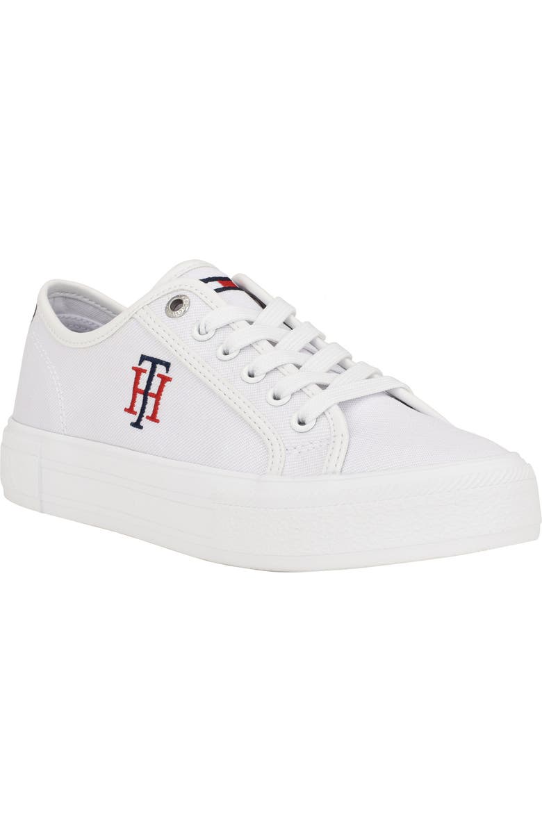 Tommy Hilfiger Alezya Platform Sneaker, Main, color, White