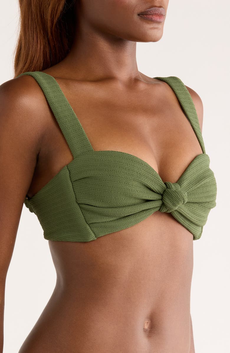 MONTCE Hayden Bikini Top, Alternate, color, Olive Micro Scrunch
