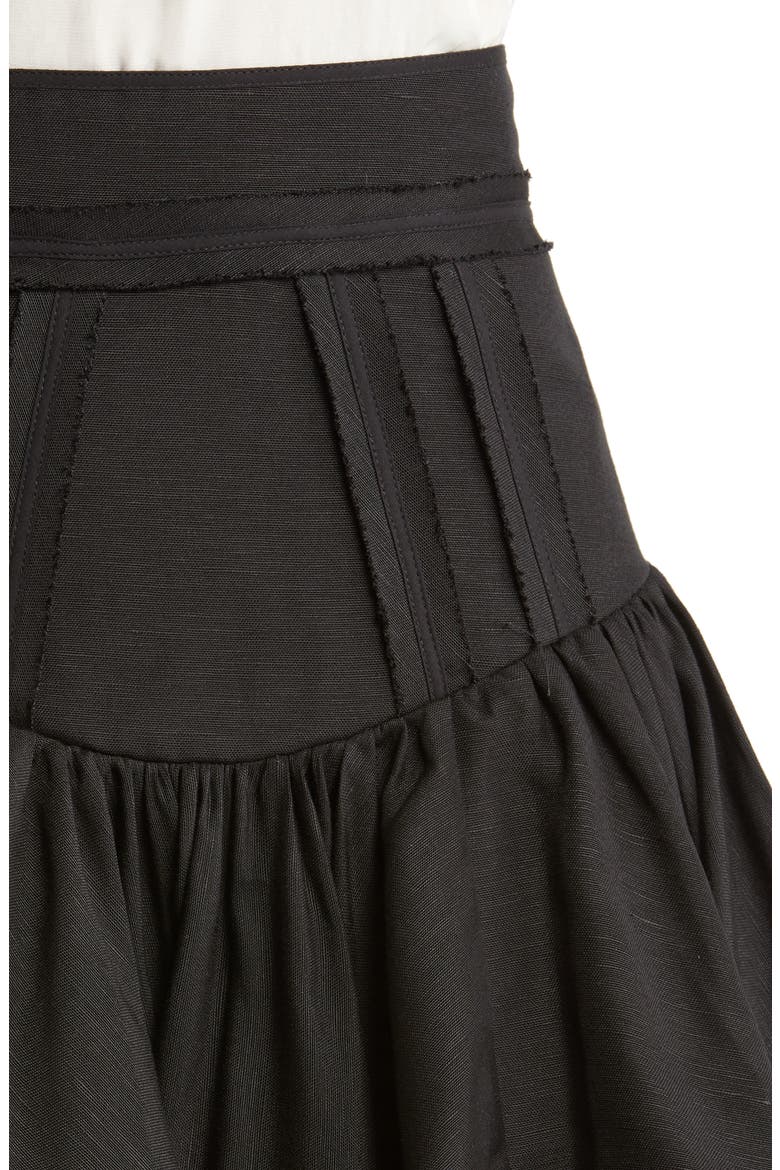 Reverb Flip Miniskirt, Alternate, color, BLACK