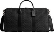 COACH Compass Signature 50 Coated Canvas Duffle Bag