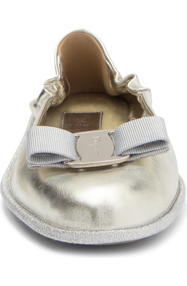 FERRAGAMO Varina Grosgrain Bow Flat, Alternate, color,