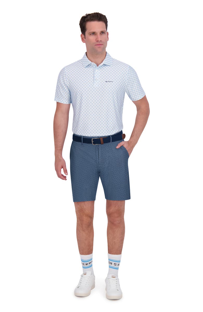 Ben Sherman Stretch Tech Shorts, Alternate, color, Navy
