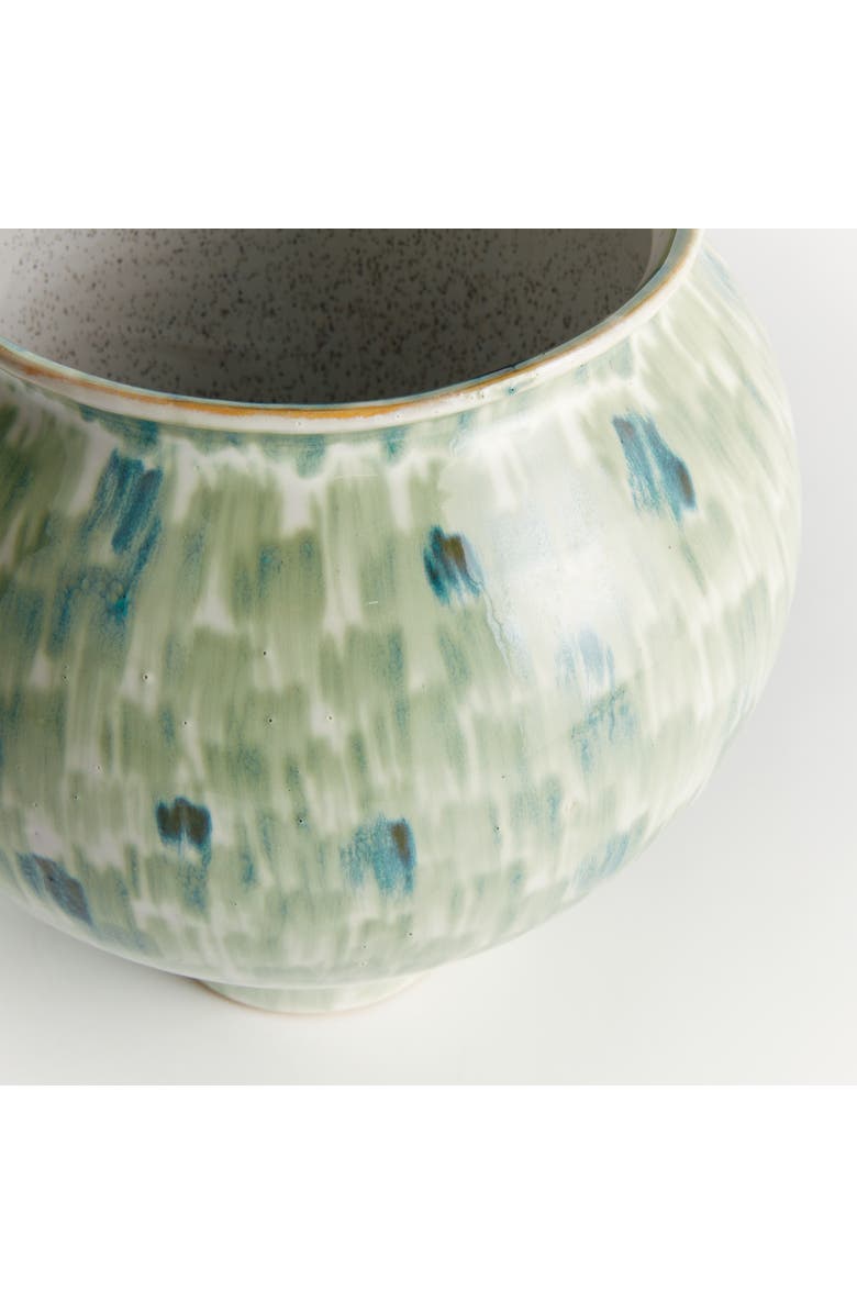 Napa Home & Garden Brosse Grande Vase Small - Hand Painted - Green/Blue, Alternate, color, Blue