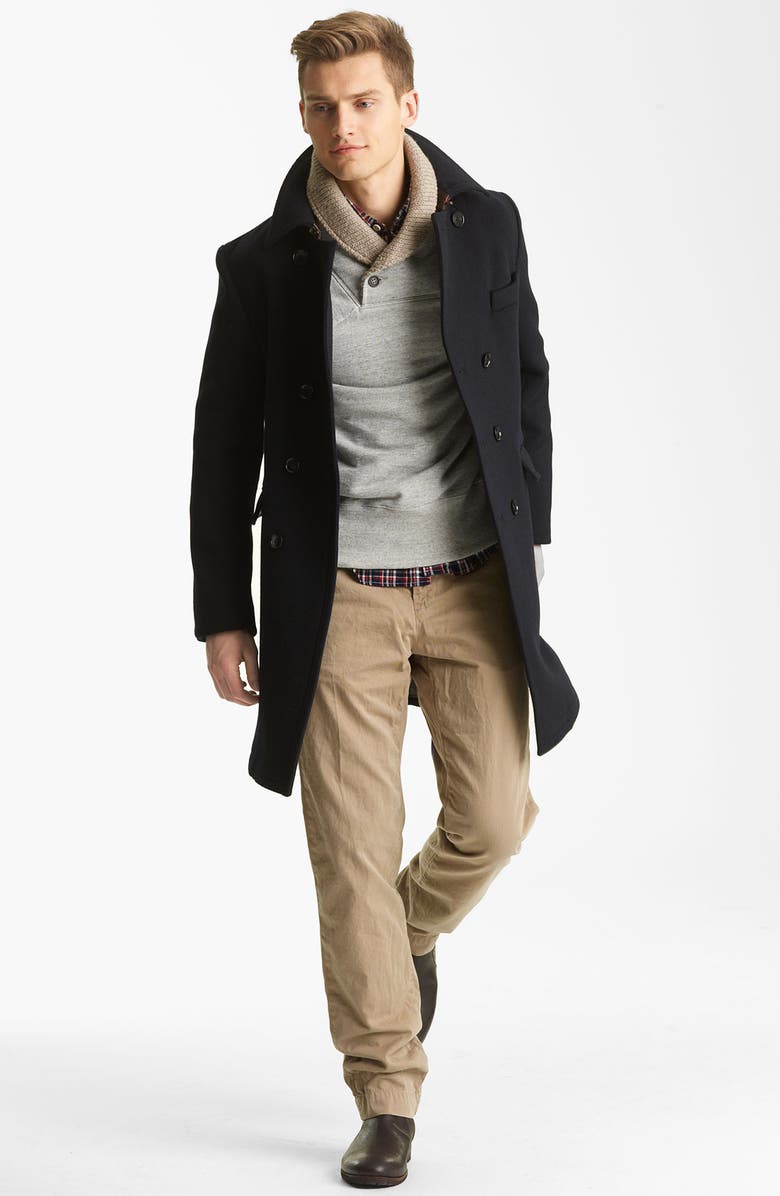 Billy Reid 'Jackson' Shawl Collar Sweatshirt, Alternate, color,